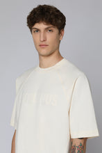 Load image into Gallery viewer, Typo Cotton crew-neck T-shirt
