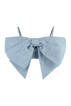 Load image into Gallery viewer, Cropped denim top
