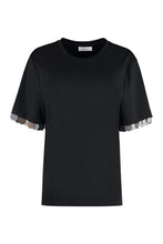 Load image into Gallery viewer, Viscose crew-neck T-shirt
