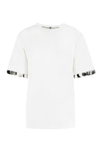 Load image into Gallery viewer, Viscose crew-neck T-shirt

