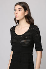 Load image into Gallery viewer, Embroidered cotton mini dress
