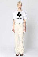 Load image into Gallery viewer, Zewel Logo print linen t-shirt
