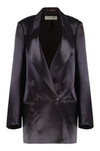Load image into Gallery viewer, Satin double-breasted jacket
