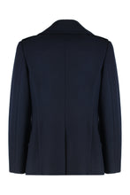Load image into Gallery viewer, Double-breasted coat in wool mix
