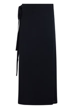 Load image into Gallery viewer, Long skirt with wallet in cotton and silk
