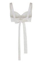 Load image into Gallery viewer, Crush Embroidered linen top
