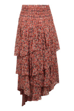 Load image into Gallery viewer, Printed midi skirt

