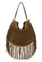 Load image into Gallery viewer, Oskan Suede shoulder bag
