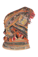 Load image into Gallery viewer, Devona printed asymmetric top
