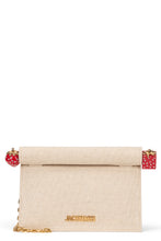 Load image into Gallery viewer, The Small Round Square Canvas Clutch
