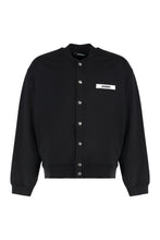 Load image into Gallery viewer, Gros Grain Logo detail cotton cardigan
