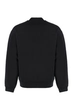 Load image into Gallery viewer, Gros Grain Logo detail cotton cardigan
