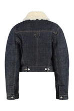 Load image into Gallery viewer, Aviator jacket de-Nîmes Ovalo in denim
