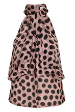 Load image into Gallery viewer, Polka-dot print silk top
