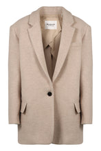 Load image into Gallery viewer, Wool single-breasted blazer

