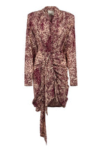 Load image into Gallery viewer, Printed silk mini dress
