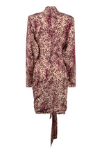 Load image into Gallery viewer, Printed silk mini dress
