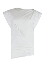 Load image into Gallery viewer, Maisan Draped cotton t-shirt
