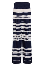 Load image into Gallery viewer, Printed wide-leg pants in linen blend
