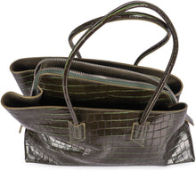 Load image into Gallery viewer, Handbag La Passeggiata Medium in printed leather
