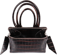 Load image into Gallery viewer, Mini bag Friday in printed leather

