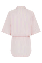 Load image into Gallery viewer, Short cotton dress with stripes
