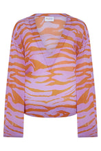 Load image into Gallery viewer, Animal print cotton top
