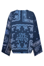 Load image into Gallery viewer, Loose blouse with paisley print
