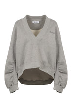 Load image into Gallery viewer, Cotton sweater with V-neck

