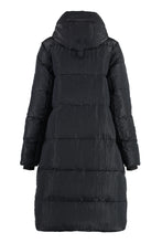 Load image into Gallery viewer, Byward long hooded down jacket - Black Label
