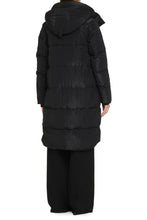 Load image into Gallery viewer, Byward long hooded down jacket - Black Label
