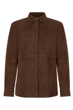 Load image into Gallery viewer, Leather jacket with buttons
