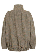 Load image into Gallery viewer, Checked bomber in wool blend

