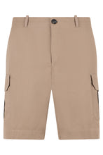 Load image into Gallery viewer, Cotton elastic cargo bermuda
