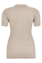 Load image into Gallery viewer, Silk and cashmere ribbed polo
