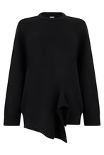 Load image into Gallery viewer, Cashmere sweater with asymmetric hem
