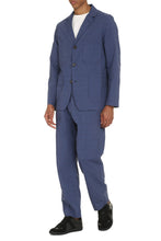 Load image into Gallery viewer, Three-button single-breast checked jacket
