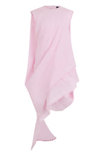 Load image into Gallery viewer, Asymmetrical short dress in cotton

