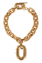 Load image into Gallery viewer, Golden metal necklace
