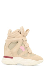Load image into Gallery viewer, Balskee sneakers in suede with high wedge
