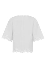 Load image into Gallery viewer, Top style tunic Shana in perforated cotton
