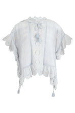 Load image into Gallery viewer, Cotton blouse with lace details
