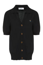 Load image into Gallery viewer, Logo detail cotton cardigan
