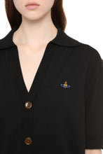 Load image into Gallery viewer, Logo detail cotton cardigan
