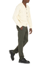 Load image into Gallery viewer, Wool cardigan with contrast buttons
