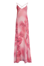 Load image into Gallery viewer, Printed silk long dress
