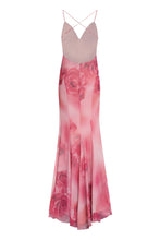 Load image into Gallery viewer, Printed silk long dress
