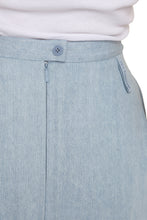 Load image into Gallery viewer, Denim midi skirt
