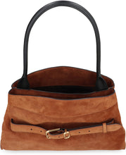 Load image into Gallery viewer, La traduzione del testo "The Suede Dakota Satchel" dall'inglese (EN) all'italiano (IT) è: "La borsa Dakota in camoscio".

