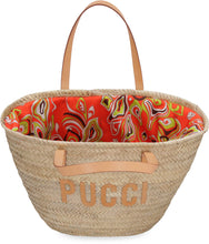 Load image into Gallery viewer, Raffia tote bag
